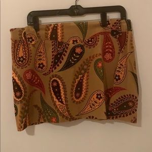 Zara corduroy mini skirt
